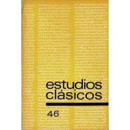 Estudios Clásicos Tomo IX No. 46. 1965. Organo de la Sociedad Española de Estudios Clásicos