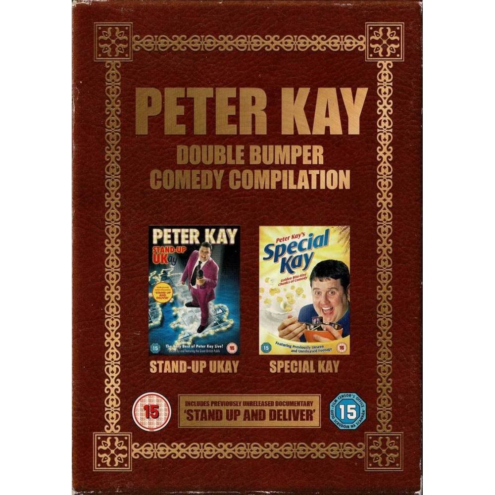 Peter Kay Double Bumper Comedy Compilation. Stand-Up Ukay + Special Kay. 2 x DVD