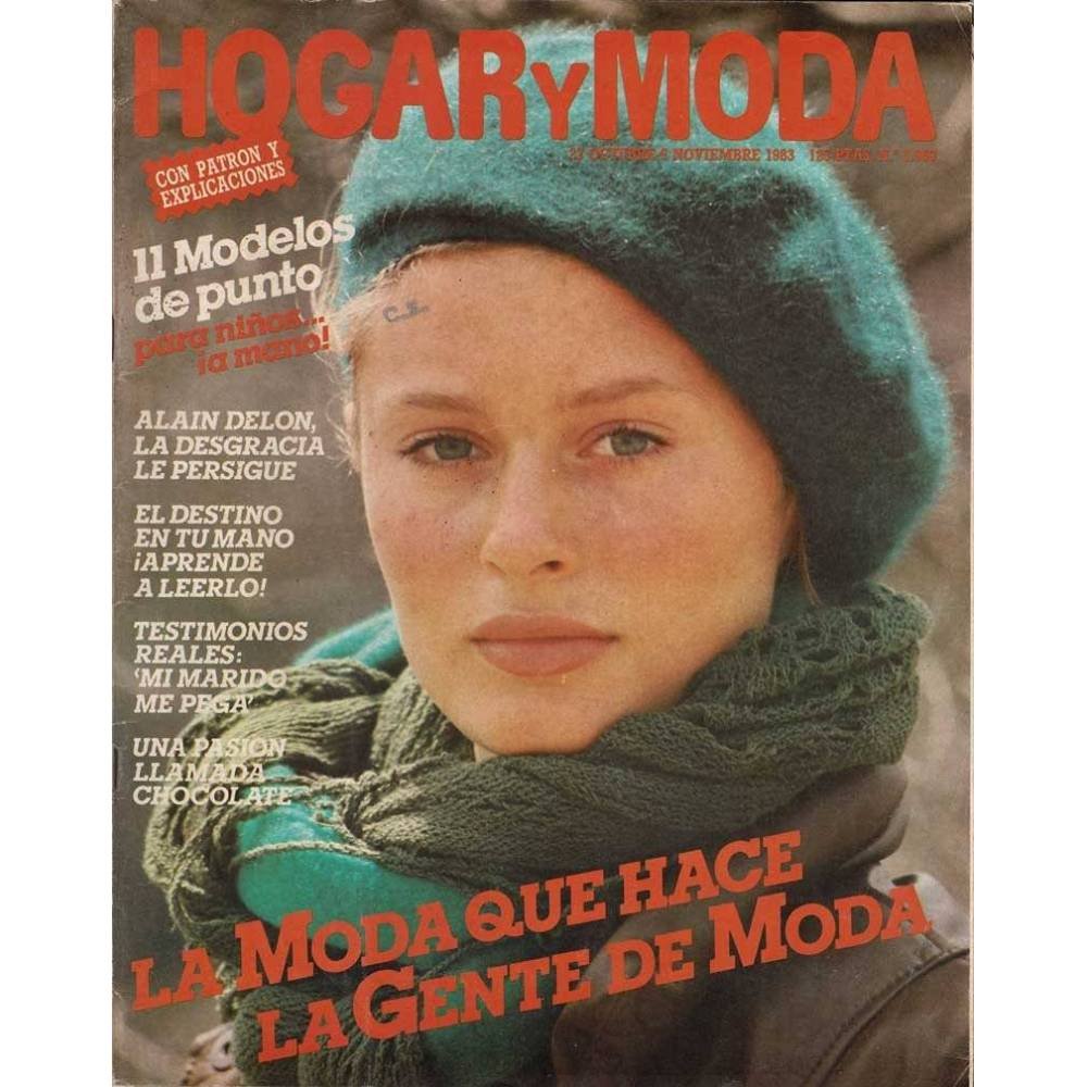 Revista Hogar y Moda No. 1960. Noviembre 1983 + Patrones