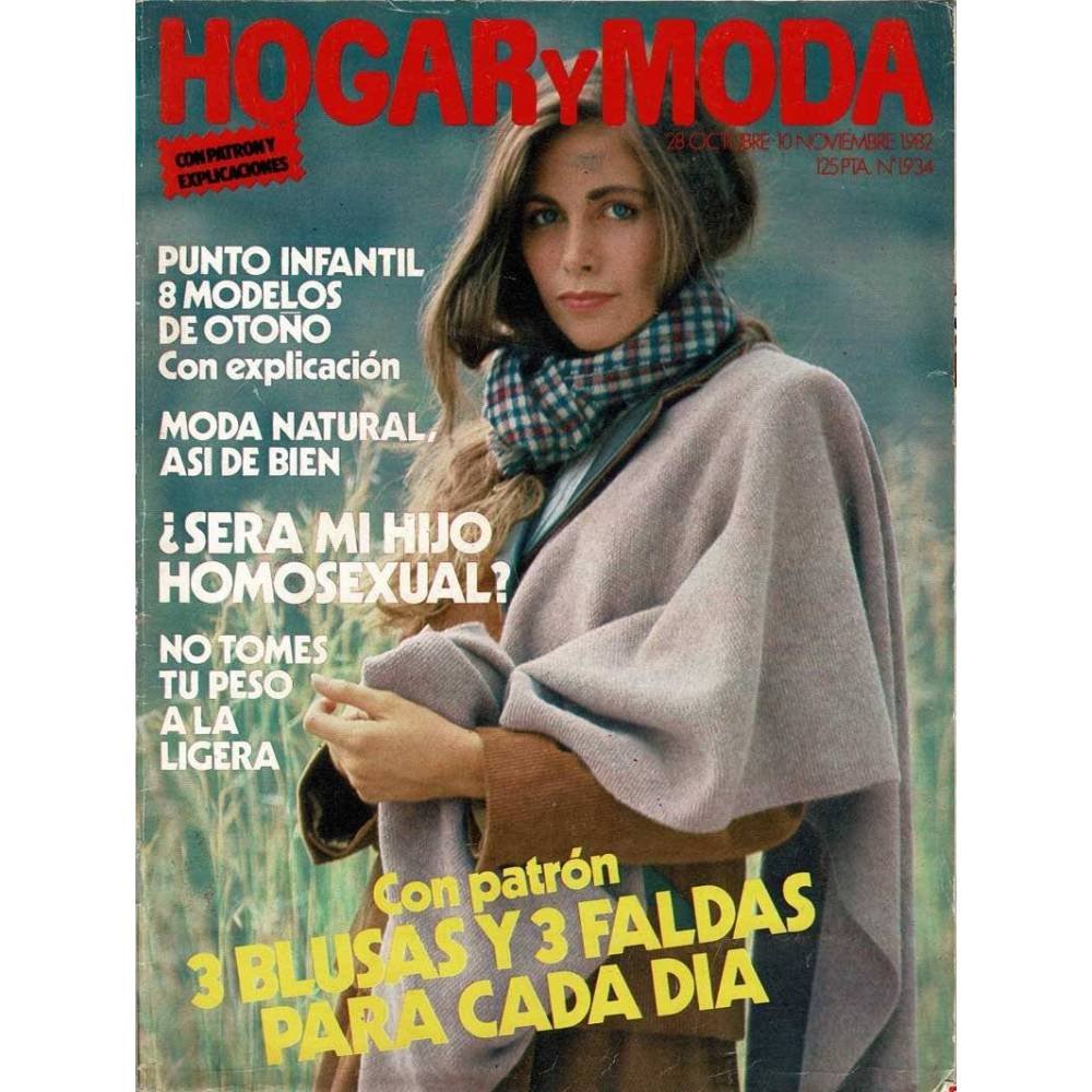 Revista Hogar y Moda No. 1934. Noviembre 1982 + Patrones