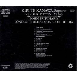 Verdi. Pucccini. Kiri Te Kanawa - Arias. CD