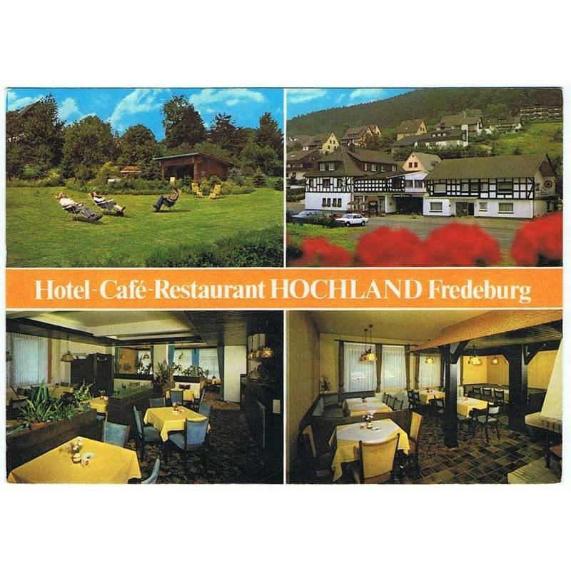 Postal Alemania. Hotel-Café-Restaurant Hochland. Nr. 3558 HP