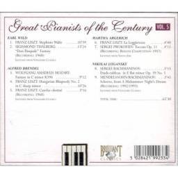 Great Pianists Of The Century Vol. 5. CD