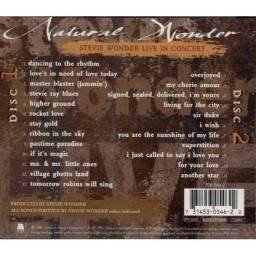 Stevie Wonder - Natural Wonder - Live In Concert. 2 x CD