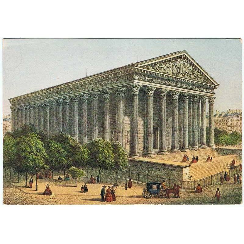 Postal Francia. Autrefois, Paris. L'eglise de la Madeleine. Nº 5656