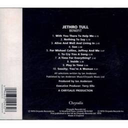 Jethro Tull - Benefit. CD