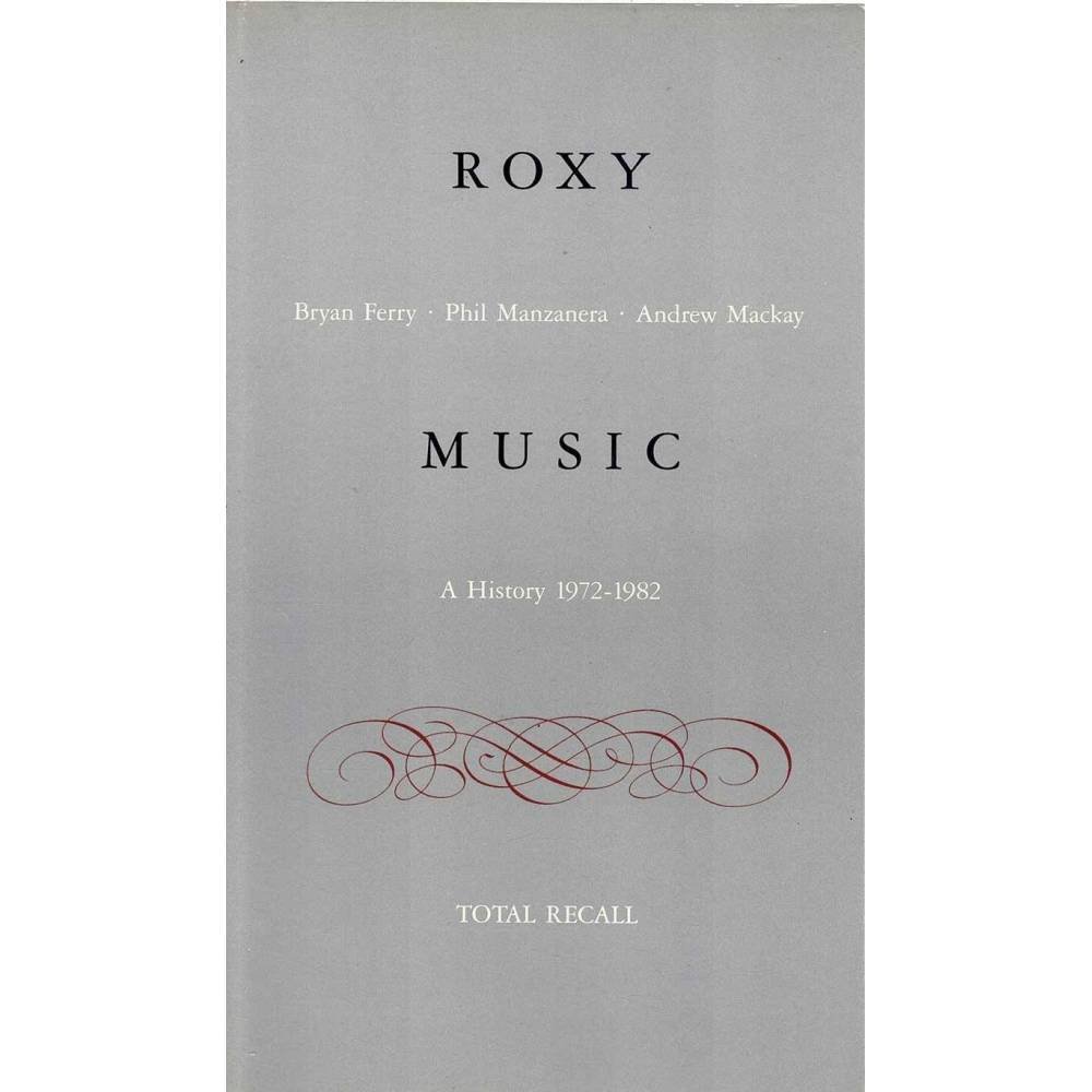 Roxy Music - Total Recall. A History 1972-1982. VHS