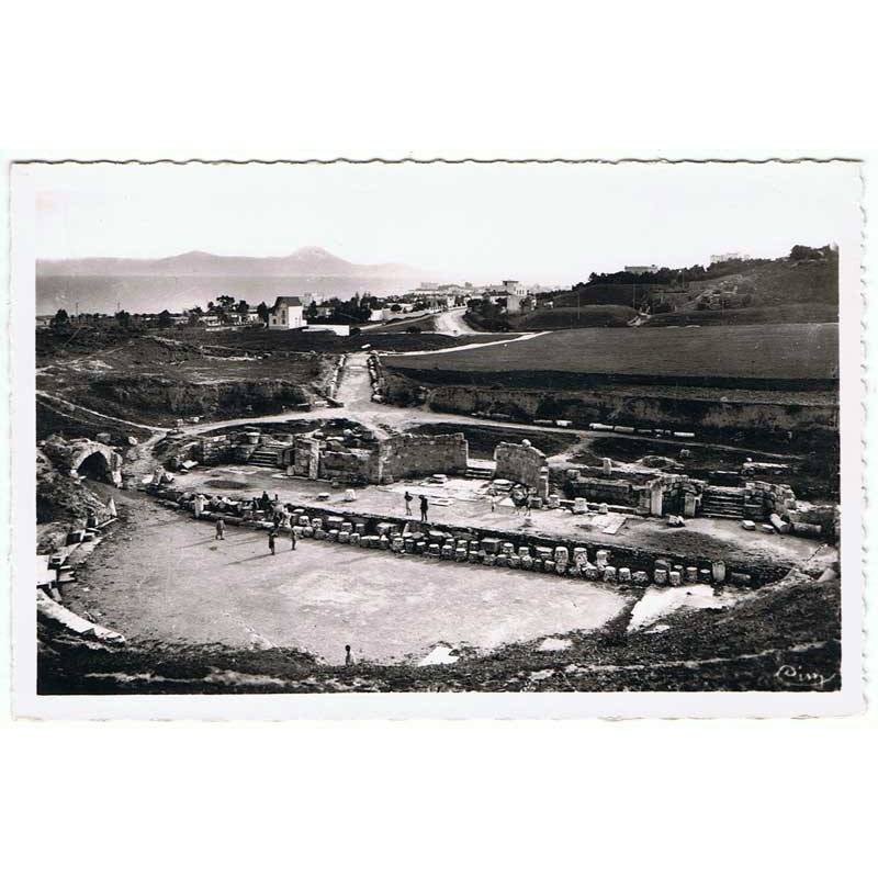 Postal Túnez. Carthage. Ruines de l'Amphitheatre