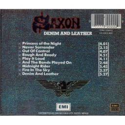 Saxon - Denim And Leather. CD