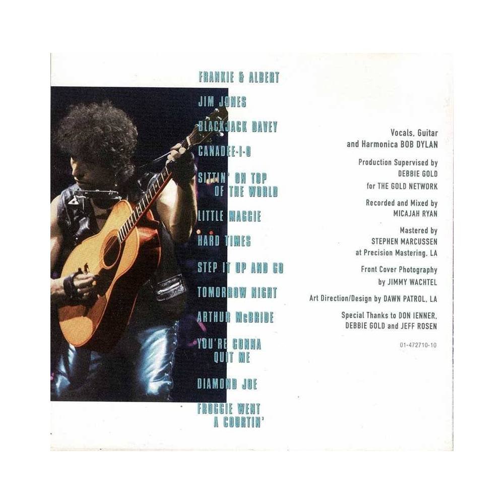 Bob Dylan - Good As I Been To You. CD (carátula parcial)