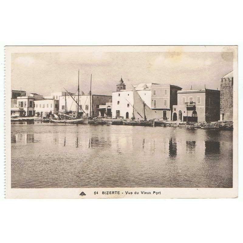 Postal Túnez. Bizerte. Vue du Vieux Port Nº 64