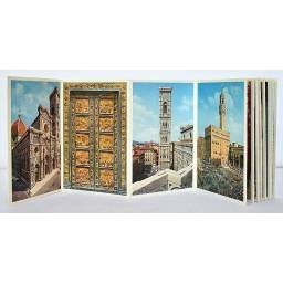 Souvenir Firenze. Librito con 19 postales