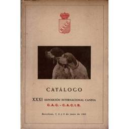 Catálogo XXXI Exposición Internacional Canina 1963