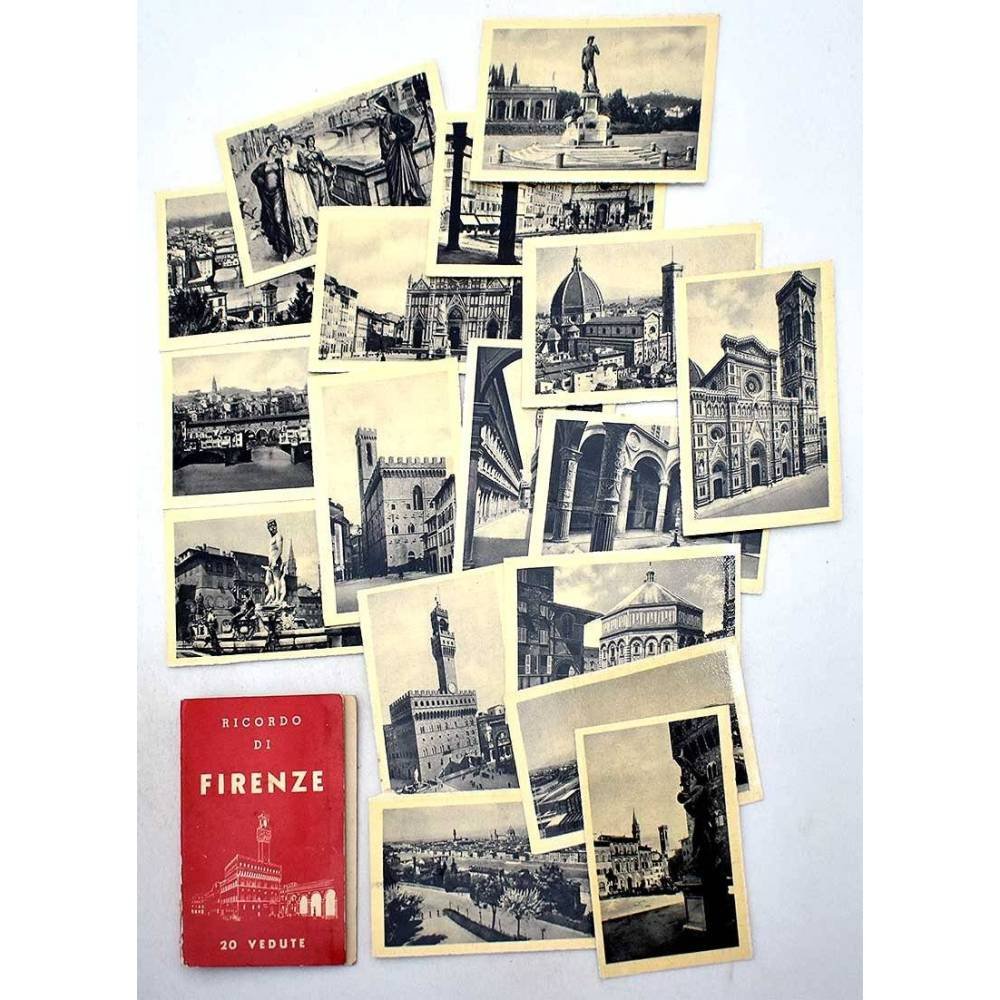 Ricordo di Firenze. Librito con 17 fotografías (de 20)