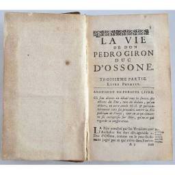 La vie de Don Pedro Giron duc d'Ossone. Vol. III
