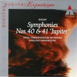 Mozart, Royal Concertgebouw Orchestra, Nikolaus Harnoncourt - Symphonies Nos 40 & 41. CD