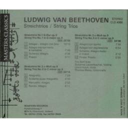 Ludwig van Beethoven - Streichtrios Op. 9. CD