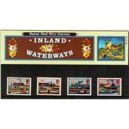 Reino Unido. Colección de sellos Royal Mail Inland Waterways 1993