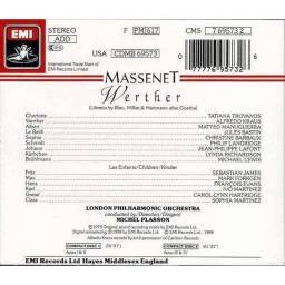 Massenet, Alfredo Kraus, Tatiana Troyanos, Michel Plasson - Werther. 2 x CD