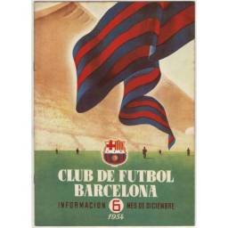 Club de Fútbol Barcelona. Boletín Información No. 6, 1954. Publicidad Radios Iberia