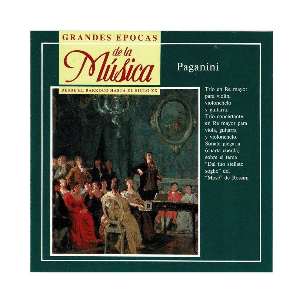 Grandes Épocas de la Música. Paganini. Trío. Trío Concertante. Sonata plegaria. CD