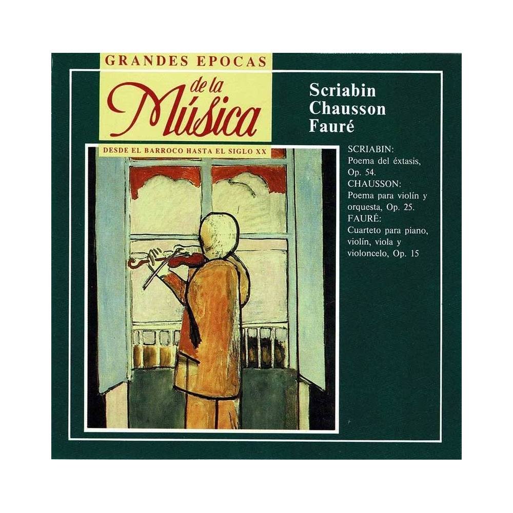 Grandes Épocas de la Música. Scriabin. Chausson. Fauré. CD