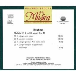 Grandes Épocas de la Música. Brahms. Sinfonía No. 4 en Mi menor. CD