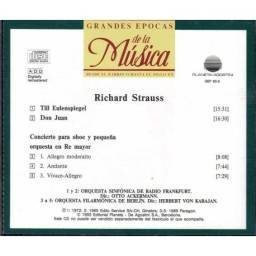 Grandes Épocas de la Música. Richard Strauss. Obras varias. CD