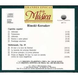 Grandes Épocas de la Música. Rimski-Korsakov. Capricho español. Shéhérazade. CD