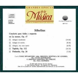 Grandes Épocas de la Música. Sibelius - Obras varias. CD