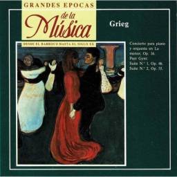 Grandes Épocas de la Música. Grieg - Concierto para piano y orquesta. Peer Gynt. CD