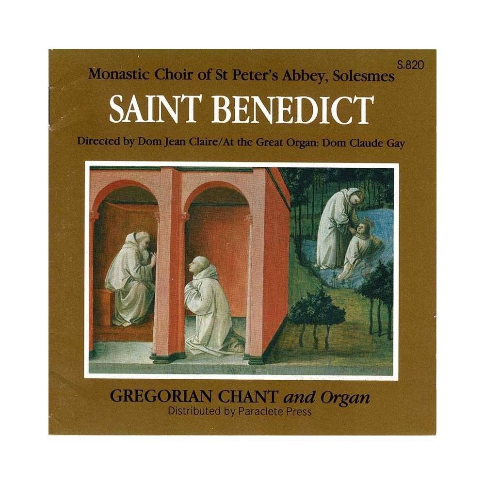 Monastic Choir of St. Peter's Abbey, Solesmes - Saint Benedict. Gregorian Chant. CD