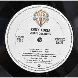 Chick Corea - Three Quartets. LP