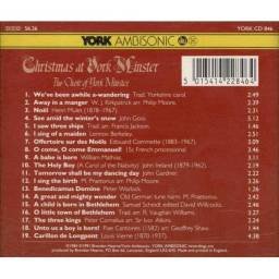 The Choir Of York Minster - Christmas At York Minster. CD