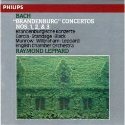 Johann Sebastian Bach, English Chamber Orchestra, Raymond Leppard - Brandenburg Concertos Nos. 1, 2 & 3. CD