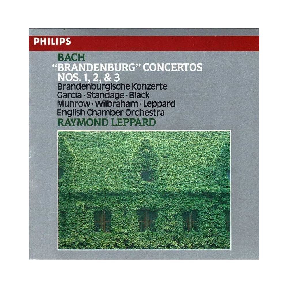 Johann Sebastian Bach, English Chamber Orchestra, Raymond Leppard - Brandenburg Concertos Nos. 1, 2 & 3. CD