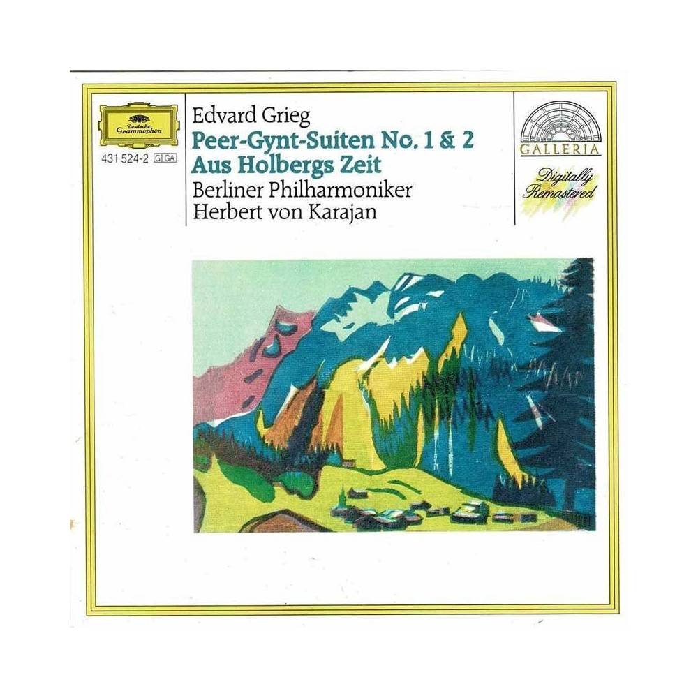 Edvard Grieg, Herbert von Karajan - Peer-Gynt-Suiten No. 1 & 2. Aus Holbergs Zeit. CD