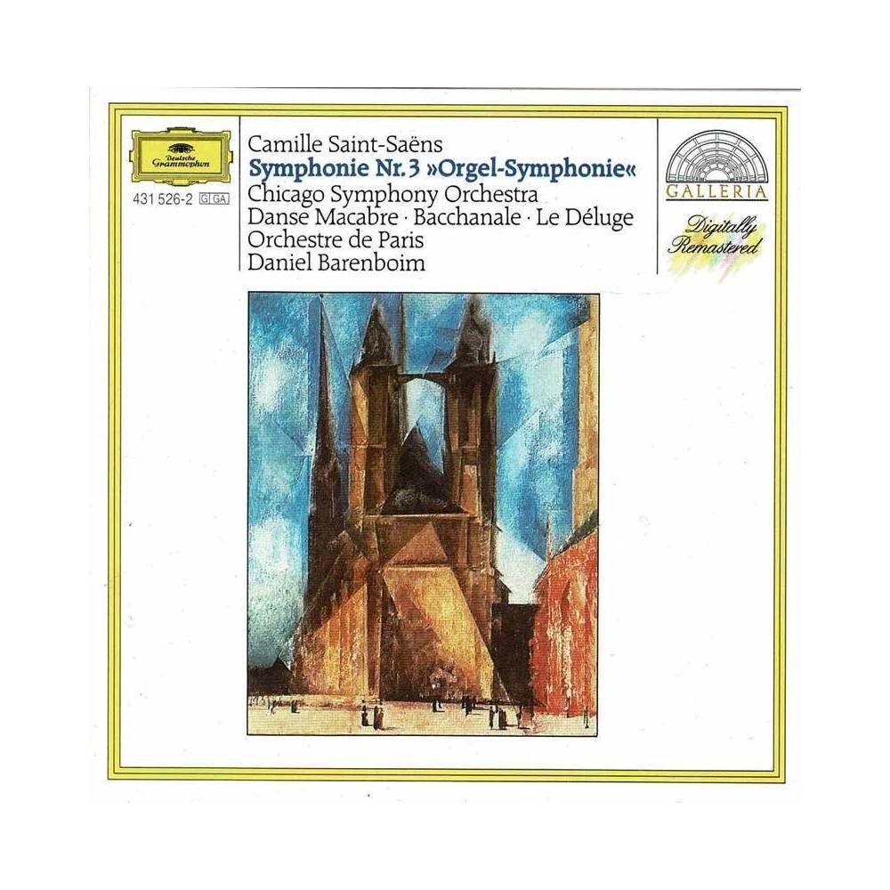 Camille Saint-Saens, Daniel Barenboim - Symphonie Nr. 3. Orgel. Danse Macabre. Bacchanale. Le Deluge. CD