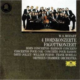 W. A. Mozart, David Jolley, William Purvis, Frank Morelli - 4 Hornkonzerte / Fagottkonzert. CD