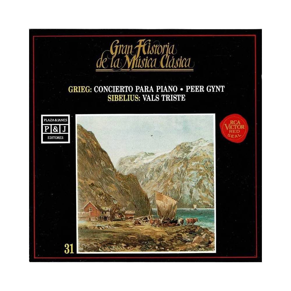 Grieg, Sibelius - Concierto para piano-Peer Gynt. Vals triste. CD