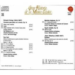 Grieg, Sibelius - Concierto para piano-Peer Gynt. Vals triste. CD