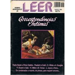 Revista Leer. Monográfico Correspondencias Intimas. Marzo 1988