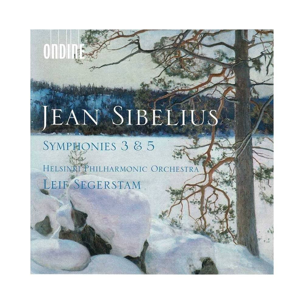 Jean Sibelius, Helsinki Philharmonic Orchestra, Leif Segerstam - Symphonies 3 & 5. CD