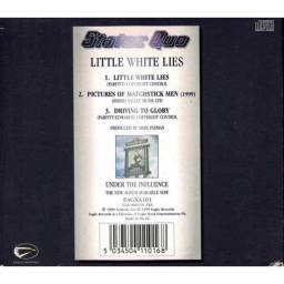 Status Quo - Little White Lies. CD Single Edición Limitada