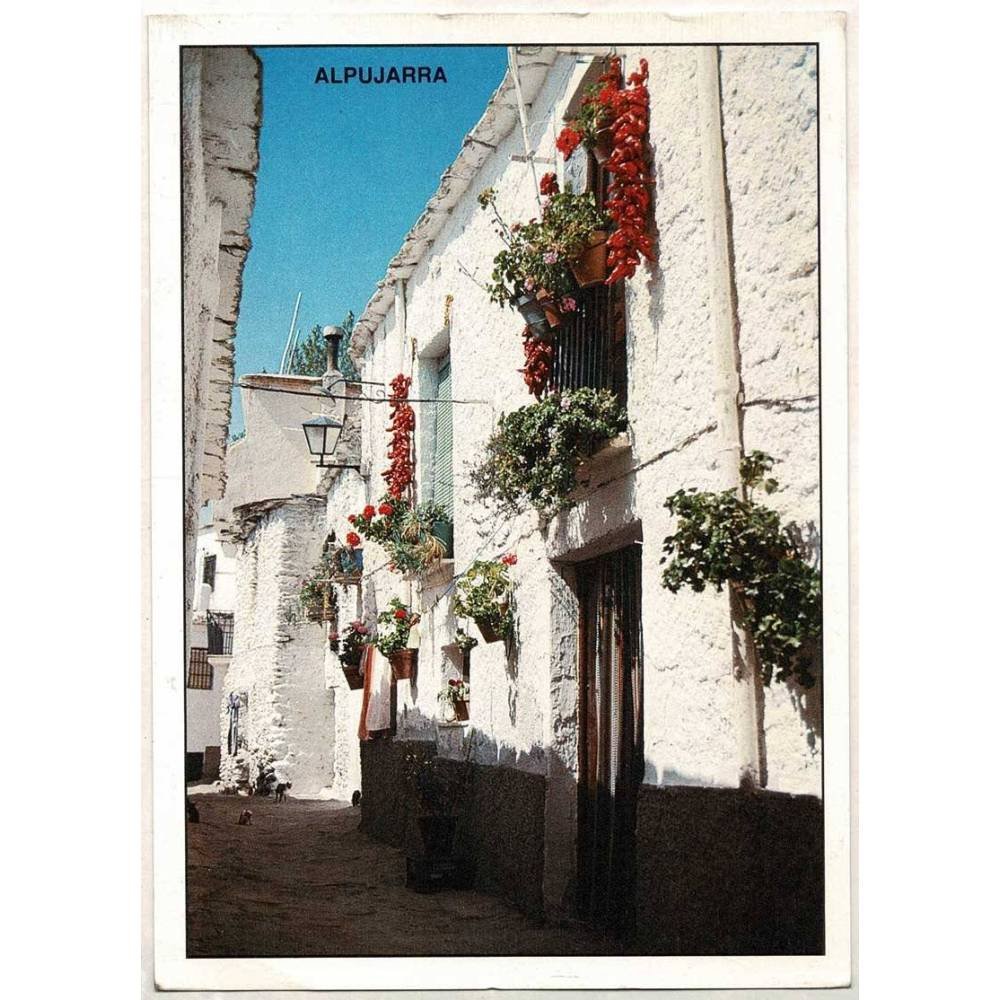 Postal Granada. Alpujarra. Rincón típico No. 201