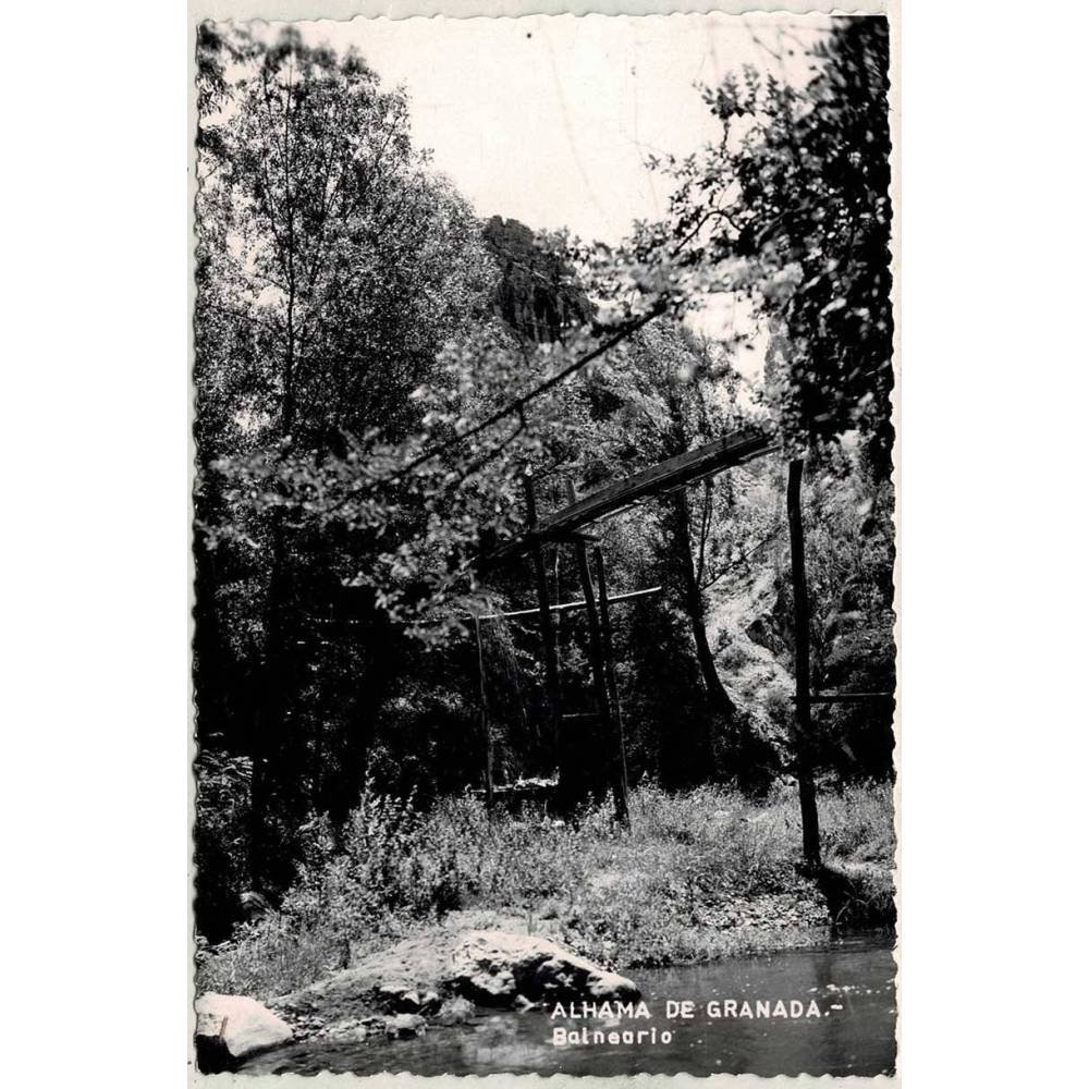 Postal Granada. Alhama de Granada. Balneario. Vista parcial
