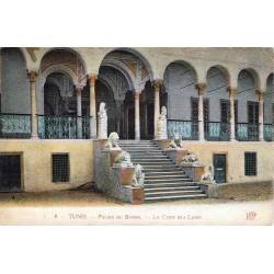 Postal Túnez. Palais Du Bardo - La Cour des Lions. Nº 8