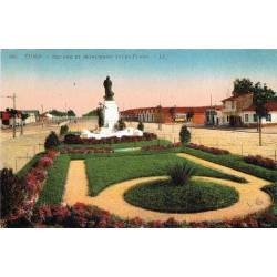 Postal Túnez. Square et Monument Jules-Ferry. Nº 321