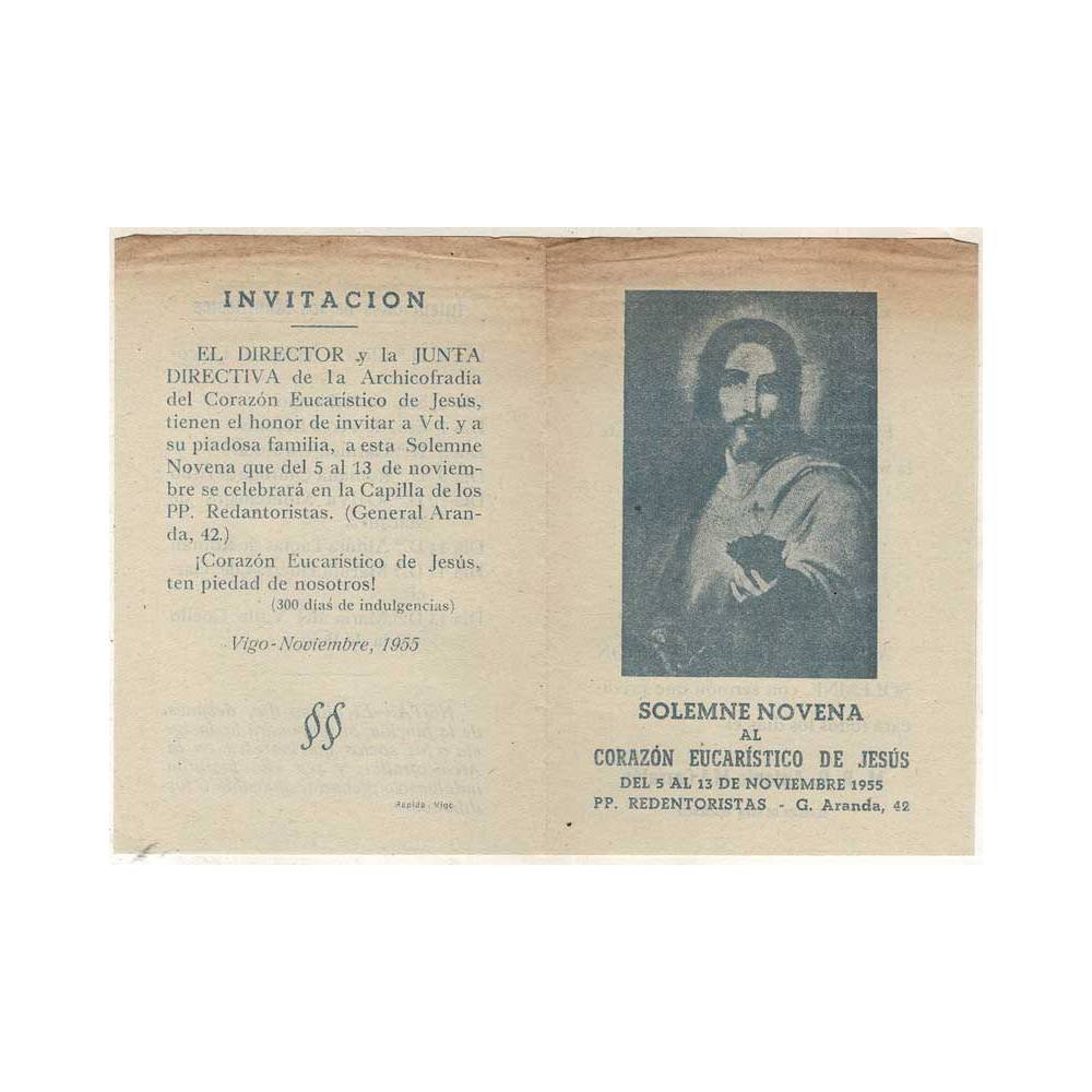 Solemne Novena del Corazón Eucarístico de Jesús 1955