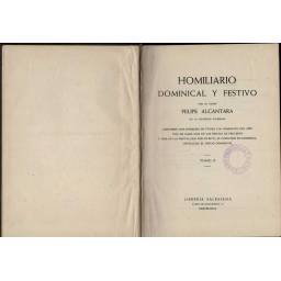 Homiliario Dominical y Festivo. Tomo II - Felipe Alcántara
